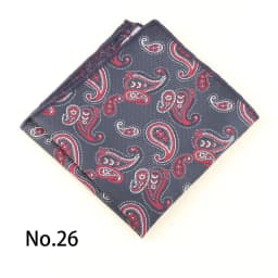 2026 New Paisley Floral Pocket Square Mens Polyester Jacquard Handkercheif Casual Fashion Wedding Shirt Suit Accessories Hanky