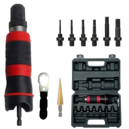 M3-M10 Electric Rivet Nut Drill Adapter Kit Household Rivet Gun Tool Cordless DIY Electric Insert Rivet Gun Drill With Tool Box