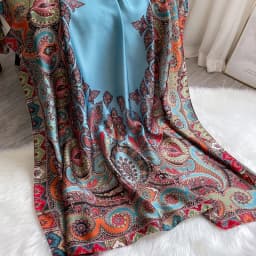 Spring Scarf Women's Luxury Design Polyester Material Smooth Scarf Soft Shawl Beach Scarf