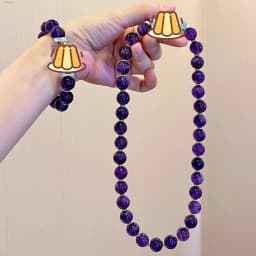 Minar Handmade Candy Color Natural Stone Crystal Semi-precious Stones Beaded Necklace for Women Real Gold Plated Copper Chain