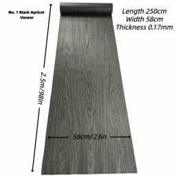 DIY Teak Cherry White Oak Black Walnut Wood Veneer for Cabinet Panels Home Improvement Musical Instrument Decoration