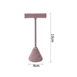 High-End Velvet Or Leather Earrings Display Storage Rack High, Medium And Low Size Jewelry Display Props Earrings Display Props