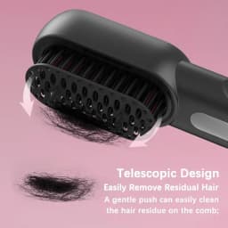 Wireless Straight Curling Hair Comb Heating Negative Ion Hair Straightener Rechargeable Anti-scalding Electric Hair Care Brushes