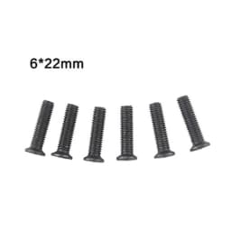 6/10Pcs Fixing Screw M5/M6 22mm/25mm Left Hand Thread For UNF Drill Chuck Shank Adapter Power Tool Replacement Accessories