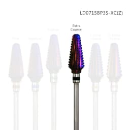 HYTOOS Purple Carbide Nail Drill Bits 3/32" Tornado Carbide Bit Milling Cutters For Manicure Pedicure Nails Accessories Tools
