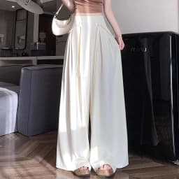 Women's Wide-leg Pants 2025 Spring Summer Straight Fashion Elegant Femme Trousers Casual Be All-match Comfortable Ladies Pants