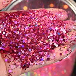 50g Holographic Mixed Hexagon Shape Chunky Irediscent Nail Art Glitter Flakes Laser Sparkly Sequins Slices Nail Art Decoration
