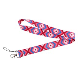 LB3010 Pink Love Neck Strap Lanyard for Key ID Card Cell Phone Straps USB Badge Holder DIY Neck Strap Hang Rope Rainbow Keychain