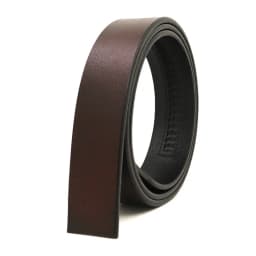 Men's Cow Leather No Buckle 3.5cm Wide Real Genuine Leather Belt Without Automatic Buckle Strap Belts Accessories High Quality