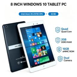 Sales 8 Inch T10 Windows 10 Tablet PC 8GB RAM 128GB ROM U1 CPU Quad Core 800x1280 IPS Screen WIFI Dual Cameras Micro HDMI-Com