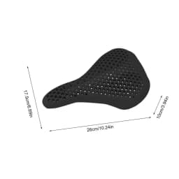 honeycomb structure Silicone Seat Cover for Cycling bicycle Seat Cushion Cover anti-slip shock absorption Saddle Cover equipment