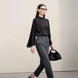 Amii Women Pants 2026 Autumn New Commuter Basic Style Tapered Pants Casual Women's Solid Versatile Ankle-Length Pants 12641091