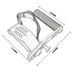 Adjustable Lateral Raise Handle Cable Machine Attachment for Shoulder Training Fitness Equipment Exercise Tool