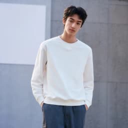 Semir Versatile Hoodie Men Spring Solid O Neck Long Sleeve Soft Comfortable Casual Basic Layer Daily Top