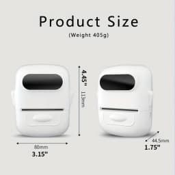 Marklife P50 Thermal Label Printer Mini Bluetooth Self-Adhesive Sticker Printer for School Office Kitchen To Tag Price Machine