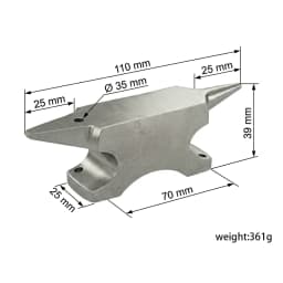 Jeweler's Bench Anvil for Metal Forming Shaping & Sizing Rings Wire Coiling Jewelry Repair Tool