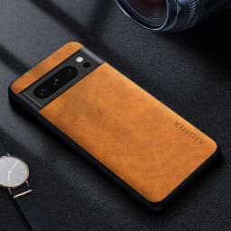 Premium Luxury leather Phone Case for Google Pixel 8 7 6 Pro 8A 7A 6A 5 5A 4A 4 XL 5G Retro Business Style Solid color cover