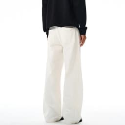 IEFB New Autumn Men's Casual Pants Solid Color Simple Straight Trousers All-match Wide Leg Loose Male Bottom Cleanfit 9W4276