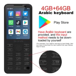 QIN F21 Pro Global Version Mini Smartphone Android11 Google 2.8 Inch Touch Screen 4G WiFi Bluetooth Physical Keypad Mobile Phone