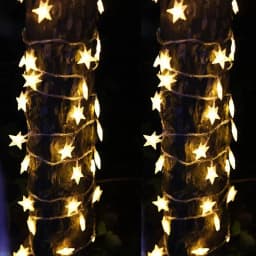 Indoor Star String Lights USB Operated Warm White Colorful LED Fairy Lamp for Christmas Wedding Party Bedroom Window Home Decor