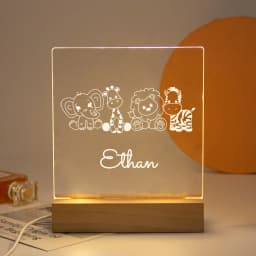 Drop Shipping Personalized Nightlight USB LED Customized Name 3D Lamp Decoration Bedroom Toys Birthday For Baby Children Gift