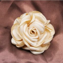 5Pcs 8CM Handmade DIY Large Satin Fabric Artificial Rose Flowers For Wedding Party Craft Home Decoration