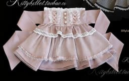 Original Japanese Mines Style Lace Patchwork Puffy High Waist Heart Buckle Bow Sweet Versatile A-line Short Skirts Women Summer