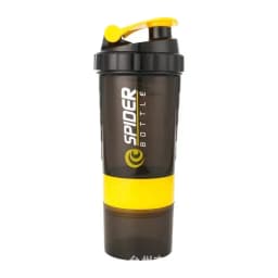 3 Layer Shaker Bottle Protein Mixing Shake Cup Sports Fitness Water Cup 550ml Scaled Plastic Water Bottles with Medicine Box