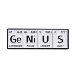 Chemical Science Element Enamel Pin Brooch Metal Badge Lapel Backpack Custom Hat Accessories Students Jewelry Gift Friends