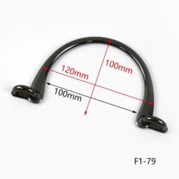 2Pcs Deepeel Metal Bag Handles Purse Sewing Frame Brackets DIY Handcrafted for Women Handbag Replacet Hardware Bags Accessories