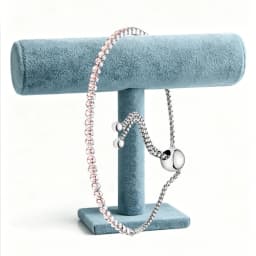 2026 New 925 Silver Sparkling Meteor Halo Women's Heart Shaped Life Tree Bracelet Display Tool DIY Exquisite Charm Jewelry