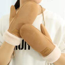Suede Mittens Women Winter Keep Warm Thickened Hanging Rope Gloves Cute Lovely Sweety Windproof Outdoor Drive Cycling