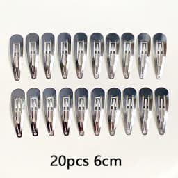 10/20/30PCS Women Basic Alloy Hairpin Silver Gold Waterdrop Shape Hair Clips Girls DIY Hairstyle Clip Fashion Hair Accessories