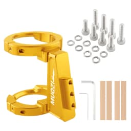 For Birdy Dahon 412 SP8 Folding Bicycle Front Bag Carrier Mount Adapter Adjustable Clamp Ring Bike Front Bag Holder Adapter