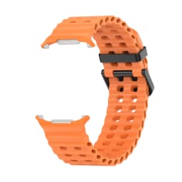 NEW Marine Silicone Strap for Samsung Watch Ultra 47mm Bracelet No Gaps Sport Two-Tone Band for Galaxy 8 Ultra Watchband Straps