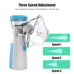 Mini Portable Medical Silent Mesh Nebulizer: Handheld Asthma Inhaler Atomizer, for Children Health Care & Home Humidifier Use