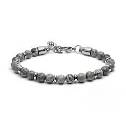 2026 Classic 6mm Tiger Eye Stone Hematite Beaded Bracelet Adjustable Stainless Steel Chain Bracelet for Men Women Jewelry Gifts