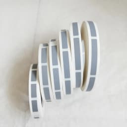 Dropship 1 Roll 6mm Height*15 22 26 30 36 40 45mm Gray Scratch Off Sticker DIY Password Code Lucky Card Scratching Layer Film