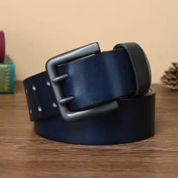 100-125cm 4.3cm Wide Thick Real Cowskin Genuine Leather Belt For Men High Quality Double Pin Buckle Cowboy Business Strap