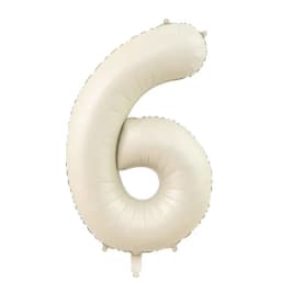 32/40inch Cream Number Balloons 1-9 Digital Foil Balloon For 1st Girl Kids Adult 18 30 Birthday Party Decoration Air Helium Ball