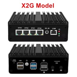 Topton New Intel N150 Firewall Computer J5005 J6412 6305 4x2.5G i226 LAN Industrial Fanless Mini PC OPNsense pfSense Home Server