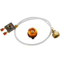 Outdoor Camping Gas Stove Propane Refill Adapter Gas Flat Cylinder Tank Coupler Adaptor Gas Charging With Pressure Relief Valve