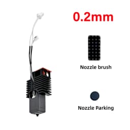 Nano-Coating Upgraded Hotend For Snapmaker U1 Hot End 0.2 0.4 0.6 0.8mm 24V48w Ceramic Block Kit High Flow J Head For u1 printer
