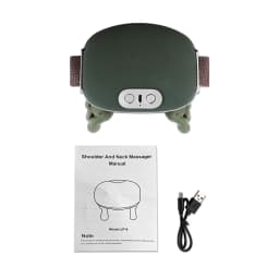 Wireless Neck Cervical Trapezius Kneading Massage Shawl 4D Bionic Finger Neck Shoulder Massager Brushless Motor Neck Masajeador