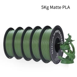 Geeetech 5kg Matte Filament PLA 1.75mm, 3d printer Material polylactic acid, frosted texture, Vacuum packaging