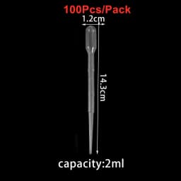 0.2/0.5/1/2/3ML Disposable Plastic Squeeze Transfer Pipettes Dropper For DIY SIlicone Epoxy Resin Molds Jewelry Making