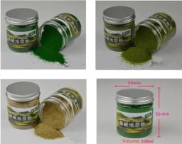 100ml Green Model Grass Powder Lawn Flock for Sand Table Landscape Architectural Model Making Supply