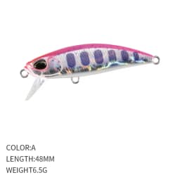 Sinking Minnow lure 48mm 6.5g Hard Bait Wobblers Minnow Carp Fishing Lure Isca pesca Artificial Minnow Lure for Trout Bass