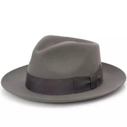 Big Head Men's Vintage Style 100% Wool Fedora Hat , Black Brown Grey Coffee Blue Color 6cm Brim Party Dress Classic Felt Hat