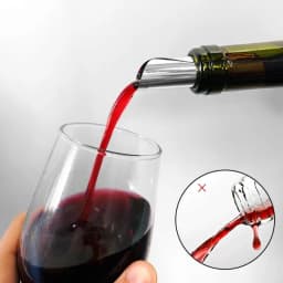50/100/150/200Pcs 3 Inch Silver Wine Pourer Discs Drip-Proof Drop Drip Stop Pouring Pour Spout Pour Wine Thin Slice